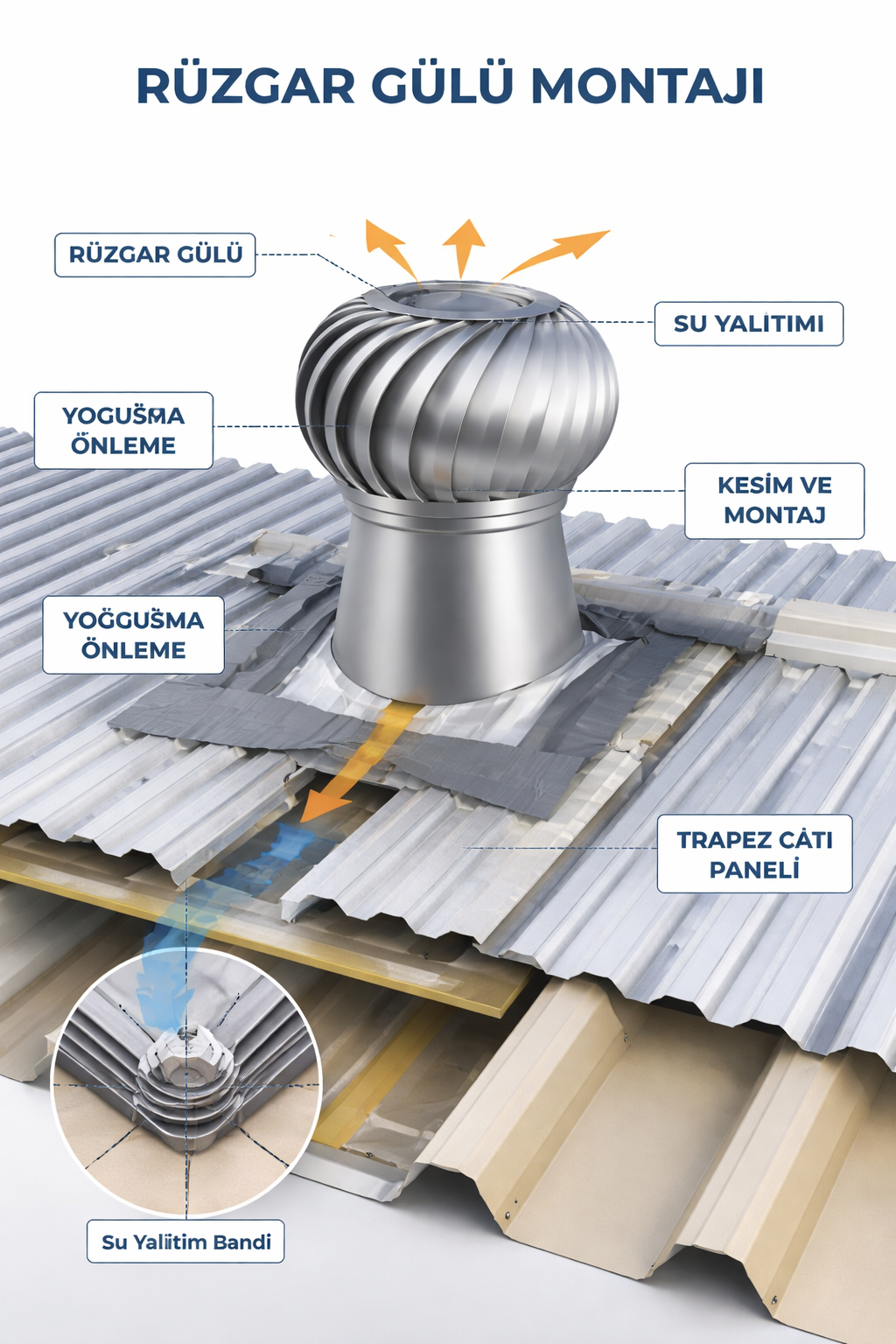 Ankara Rüzgâr Gülü Montajı